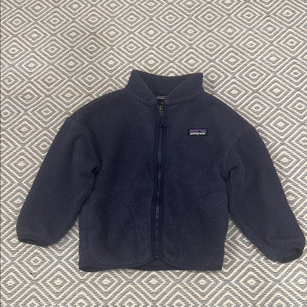 Patagonia Toddler Navy Fleece Jacket